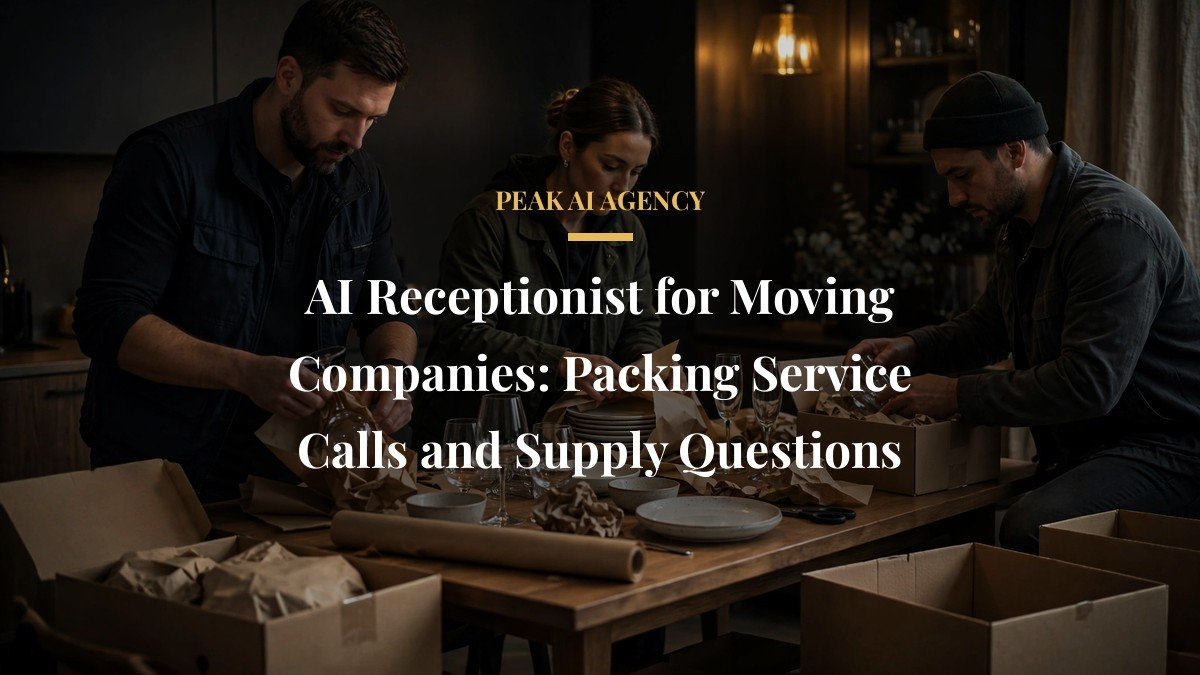 AI Receptionist for Moving Companies: Packing Service Calls and Supply Questions