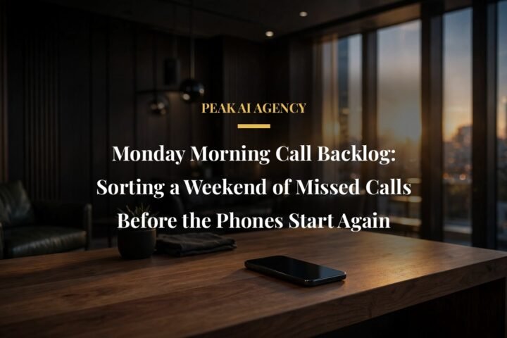 monday morning missed call backlog - Monday Morning Call Backlog: Sorting a Weekend of Missed Calls Before the Phones Start Again