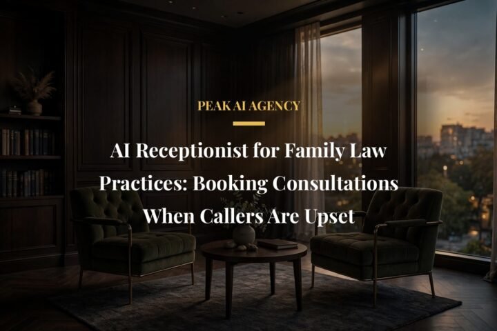 AI receptionist family law consultation booking call