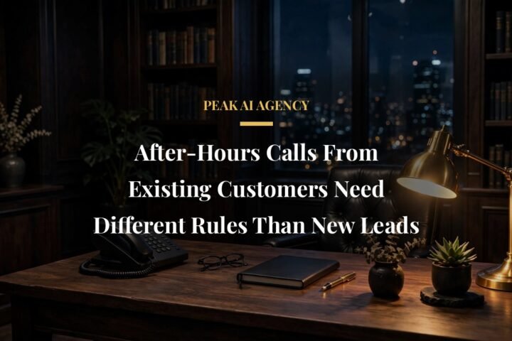 after hours existing customer calls - After-Hours Calls From Existing Customers Need Different Rules Than New Leads