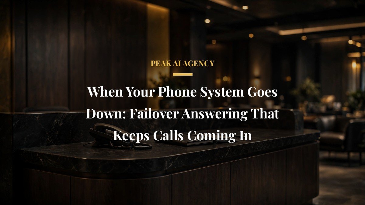 When Your Phone System Goes Down: Failover Answering That Keeps Calls Coming In