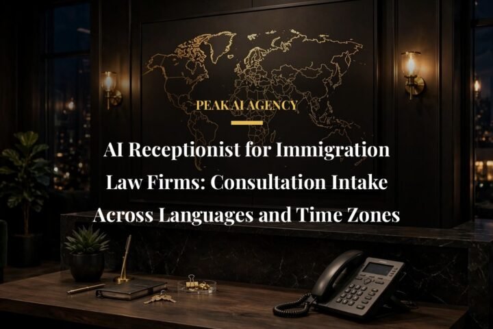 AI receptionist immigration law consultation intake call