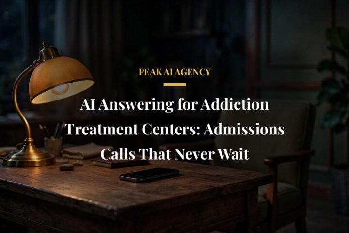 AI answering service routing addiction treatment admissions calls to counselors