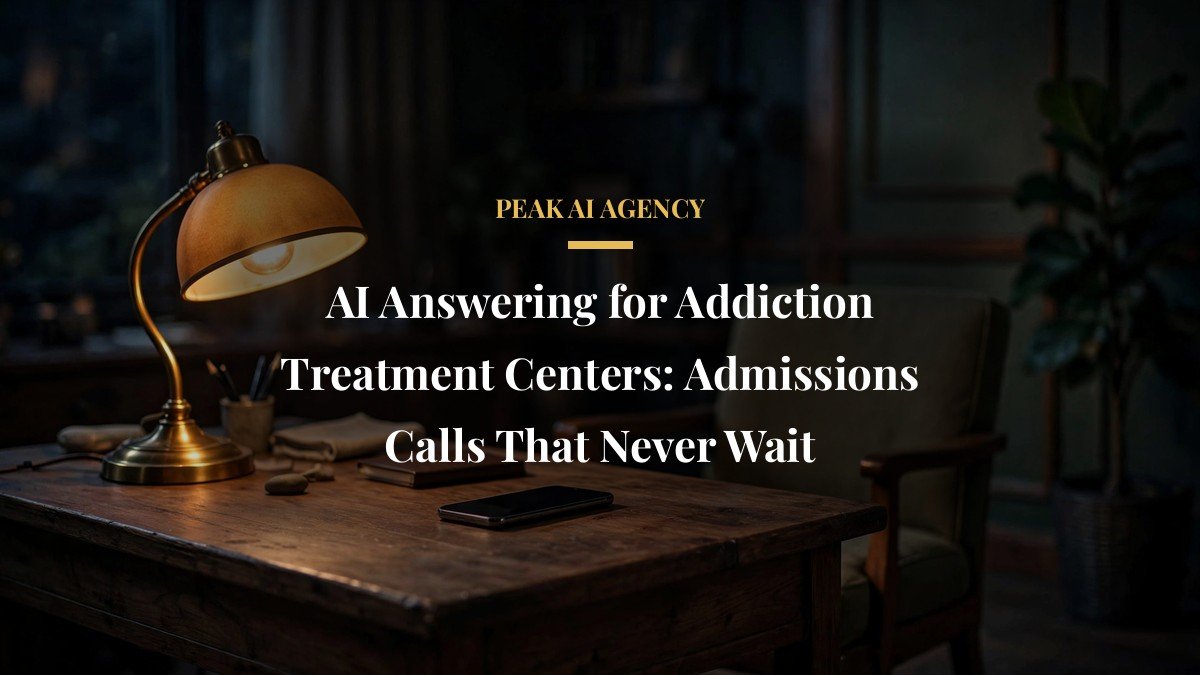 AI Answering for Addiction Treatment Centers: Admissions Calls That Never Wait
