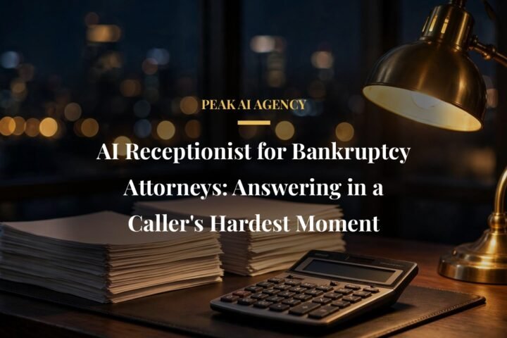 AI receptionist for bankruptcy attorneys capturing leads