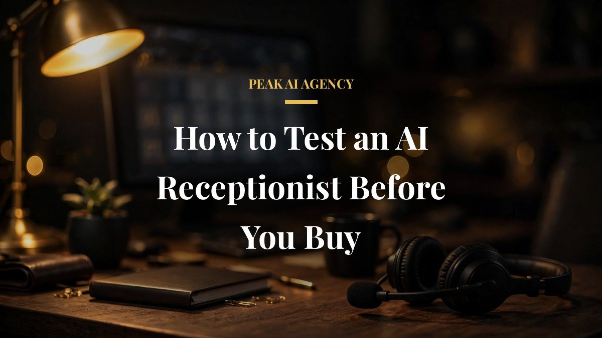 How to Test an AI Receptionist Before You Buy