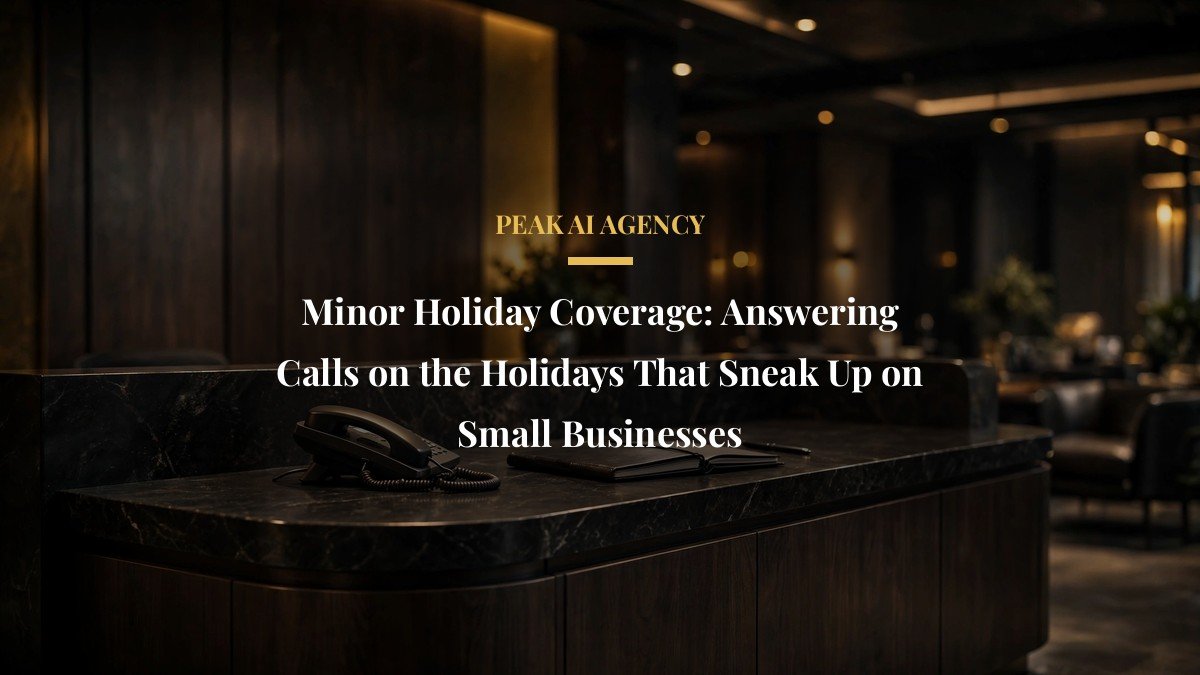 Minor Holiday Coverage: Answering Calls on the Holidays That Sneak Up on Small Businesses