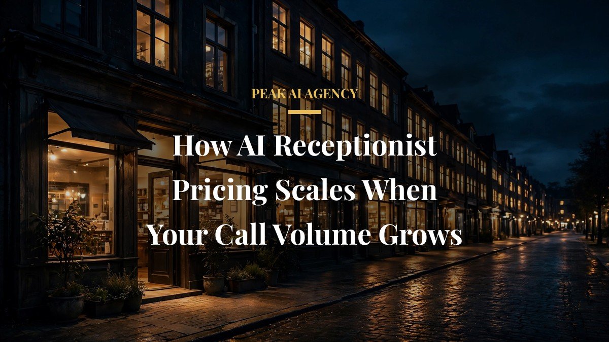How AI Receptionist Pricing Scales When Your Call Volume Grows