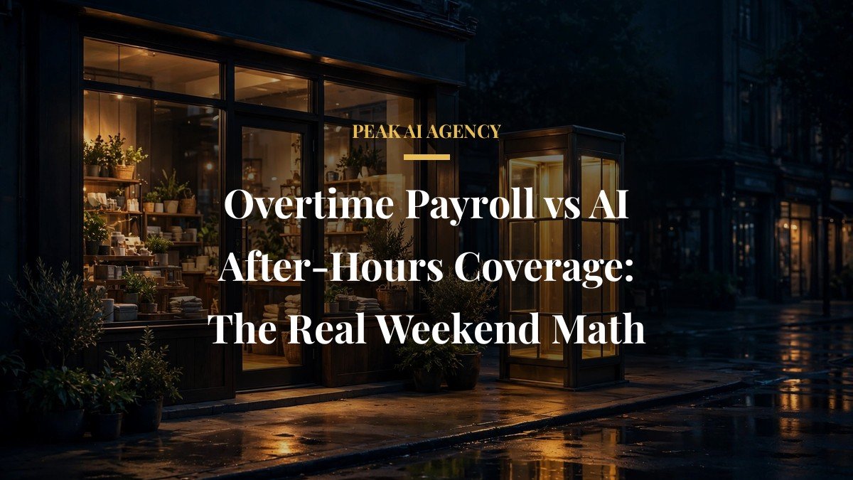 Overtime Payroll vs AI After-Hours Coverage: The Real Weekend Math