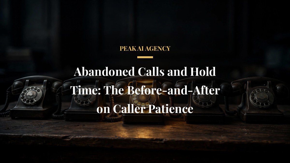 Abandoned Calls and Hold Time: The Before-and-After on Caller Patience