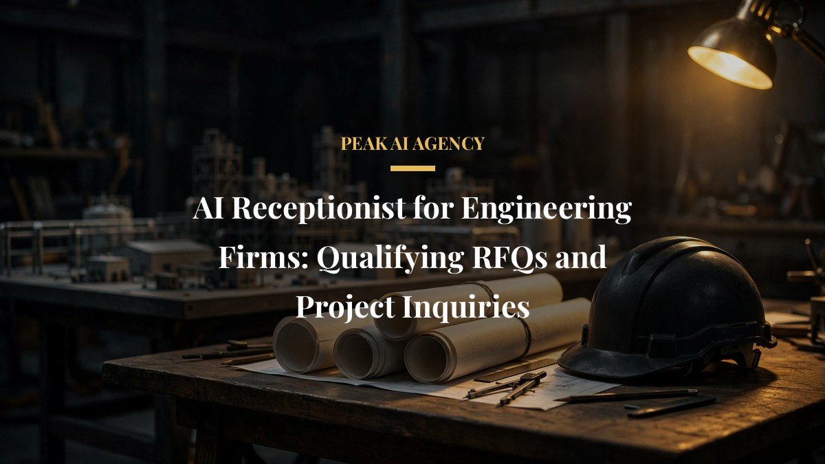 AI Receptionist for Engineering Firms: Qualifying RFQs and Project Inquiries