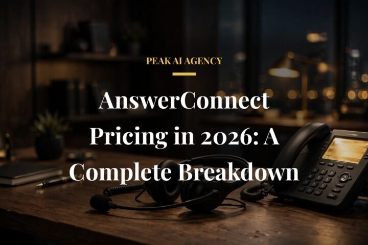 AnswerConnect pricing plans live answering service desk phone and headset with monthly per minute rates