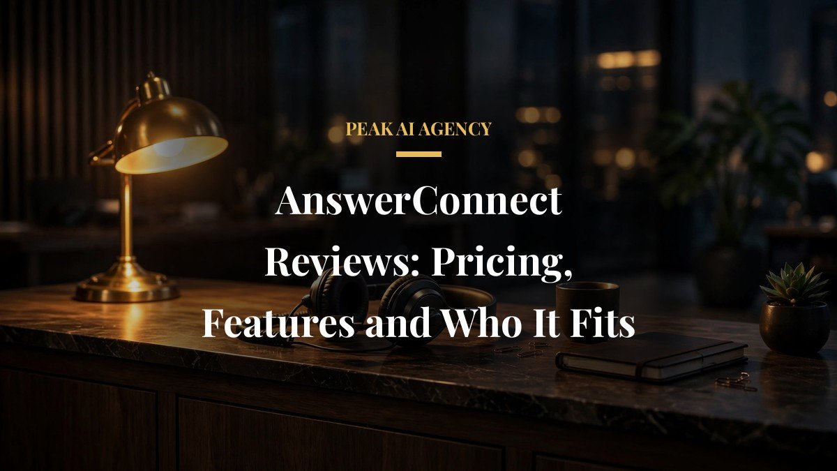 AnswerConnect Reviews: Pricing, Features and Who It Fits