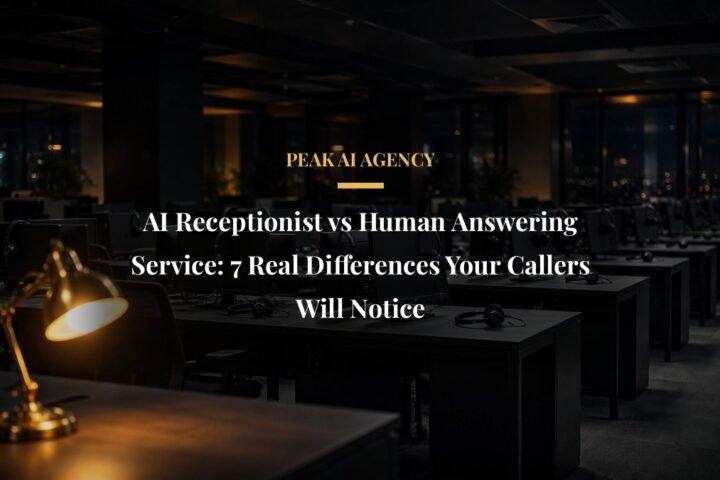 AI receptionist vs human answering service comparison