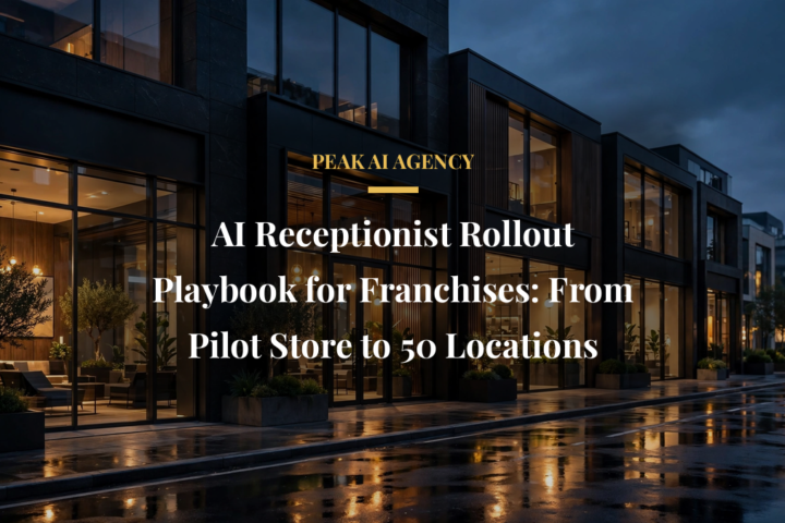 AI receptionist franchise rollout playbook from pilot store to 50 locations