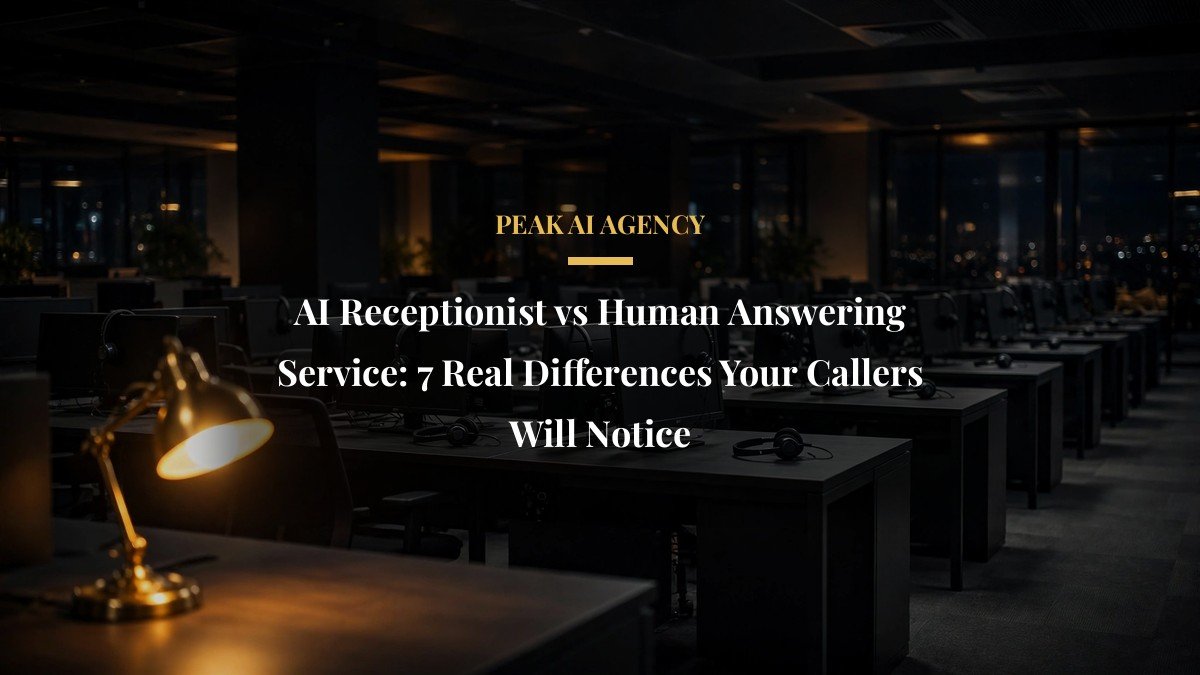 AI Receptionist vs Human Answering Service: 7 Real Differences Your Callers Will Notice
