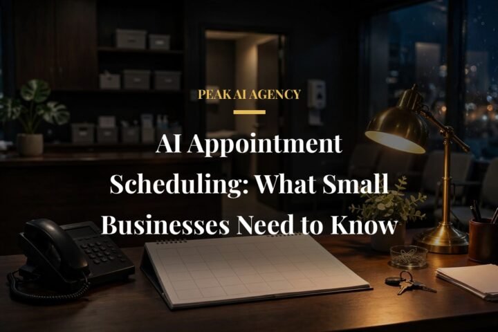 AI appointment scheduling assistant booking appointments on a clinic calendar by phone