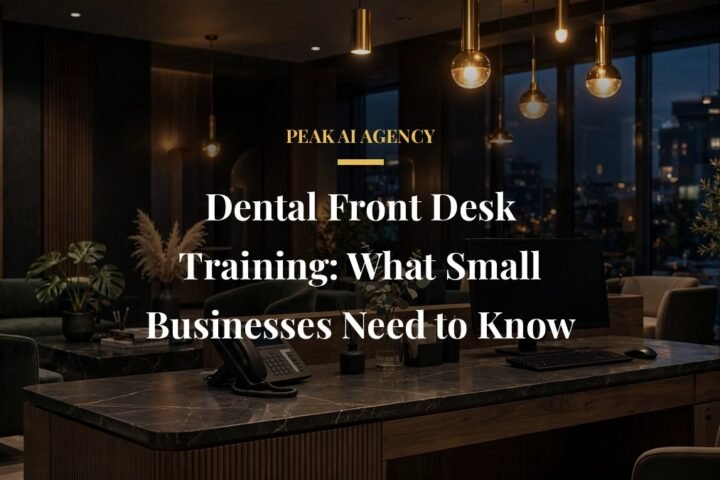 Dental front desk training for reception staff answering phones and booking patients