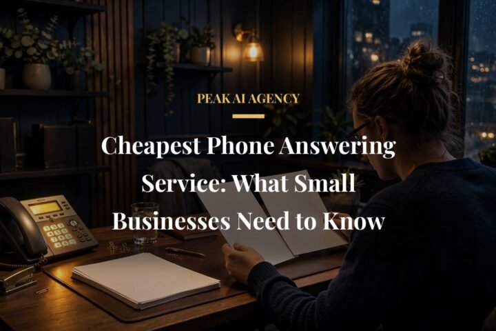 Cheapest phone answering service options for small business with AI per call and live pay as you go pricing compared
