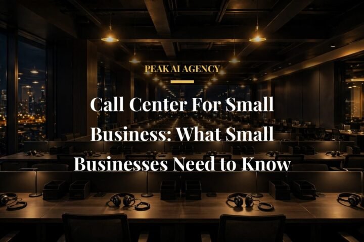 Call center for small business shared agents answering calls at desks with headsets and published per minute pricing