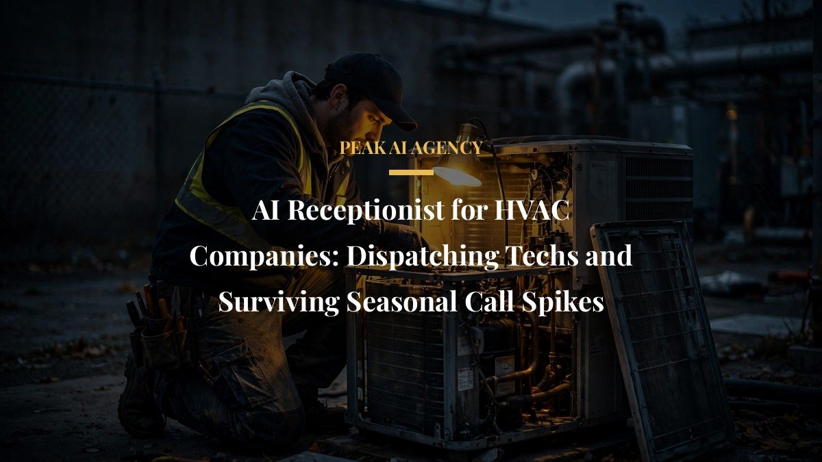 AI Receptionist for HVAC Companies: Dispatching Techs and Surviving Seasonal Call Spikes
