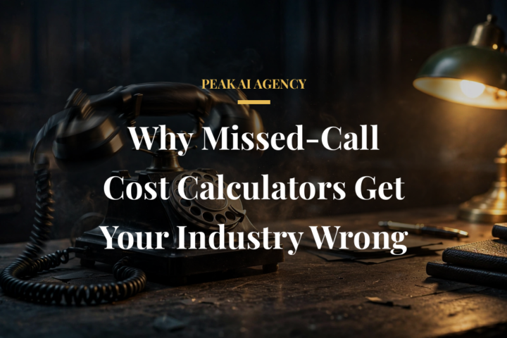 Missed call cost calculator flaws vintage telephone on dark desk