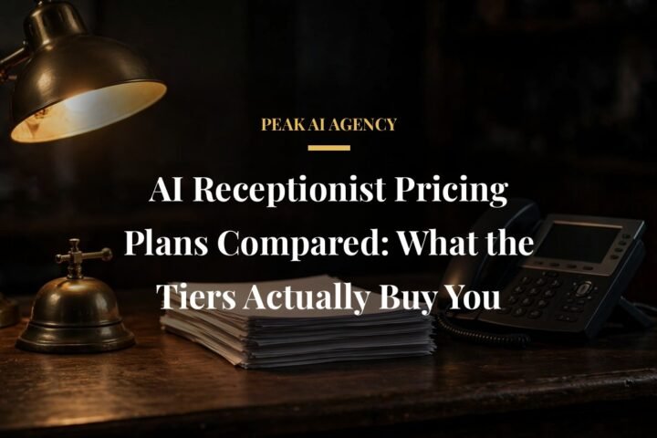 AI receptionist pricing plans compared