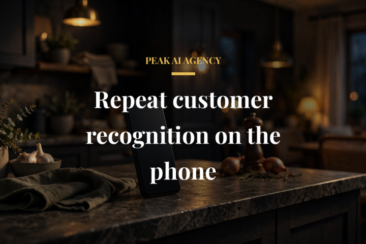 Repeat customer recognition on the phone