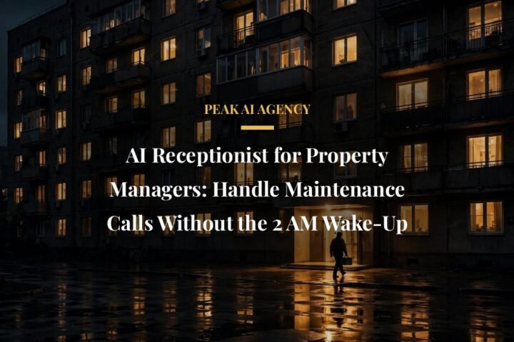 AI receptionist for property managers handling maintenance calls