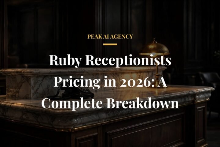 Ruby Receptionists pricing plans and per-minute rates for 2026