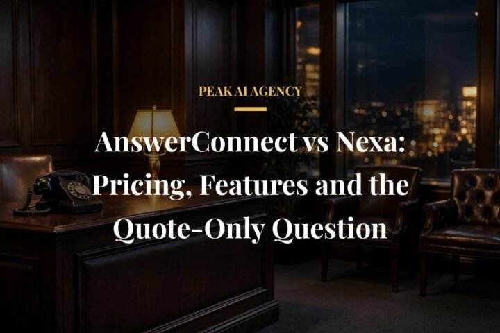 AnswerConnect vs Nexa comparison pricing features and reviews 2026