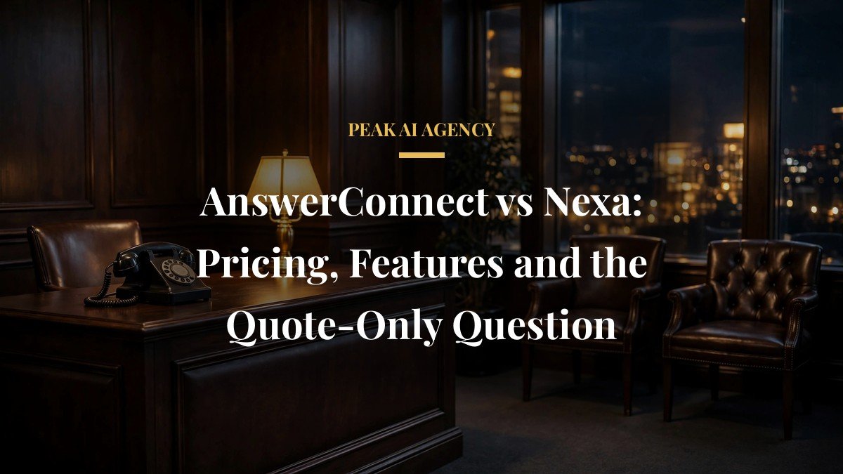 AnswerConnect vs Nexa: Pricing, Features and the Quote-Only Question