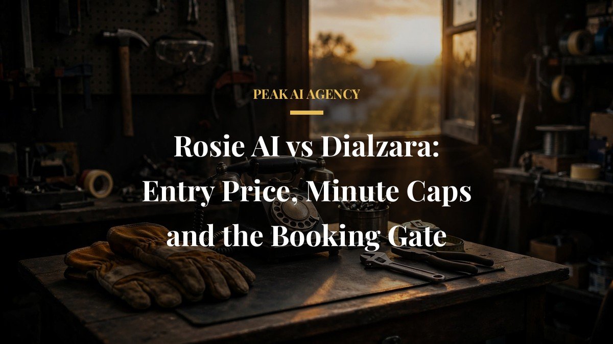 Rosie AI vs Dialzara: Entry Price, Minute Caps and the Booking Gate