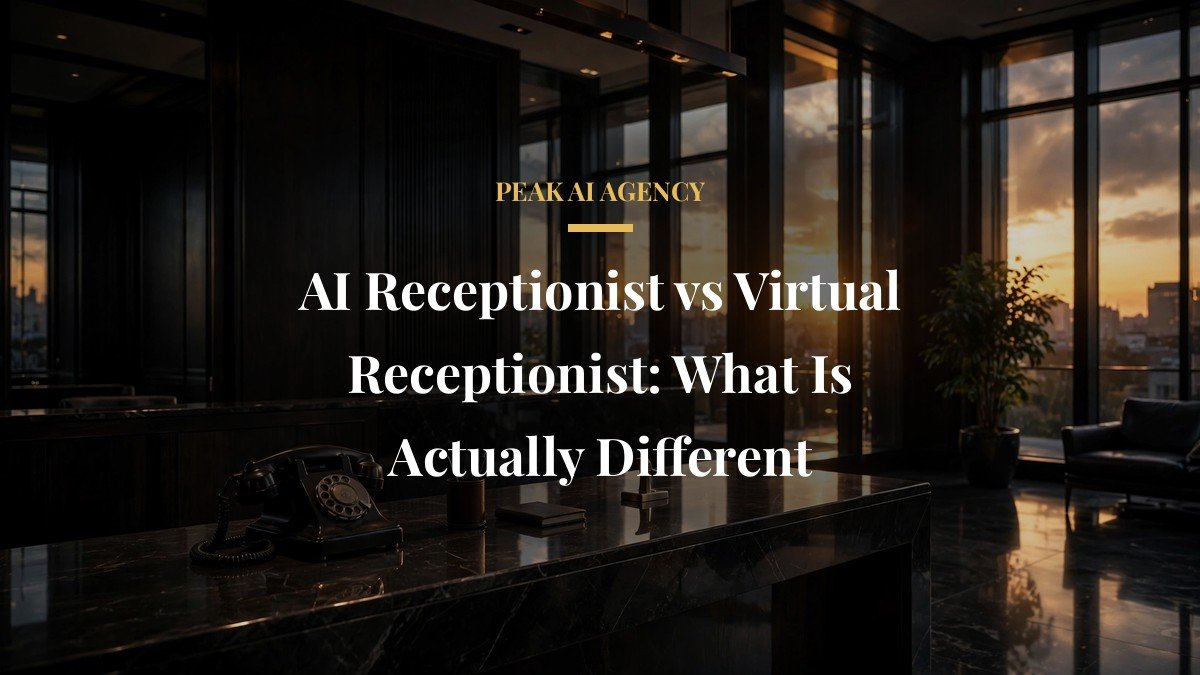 AI Receptionist vs Virtual Receptionist: What Is Actually Different
