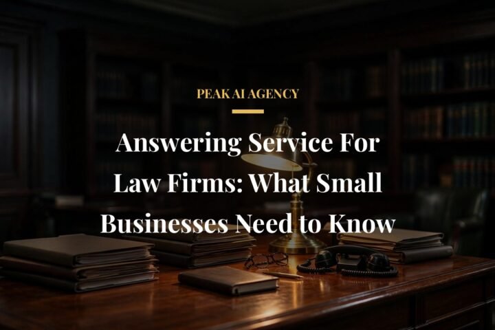 Answering service for law firms receptionist handling legal intake calls after hours