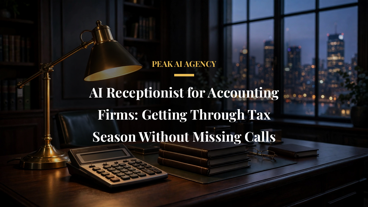 AI Receptionist for Accounting Firms: Getting Through Tax Season Without Missing Calls