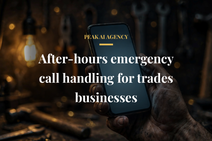 After-hours emergency call handling for trades businesses