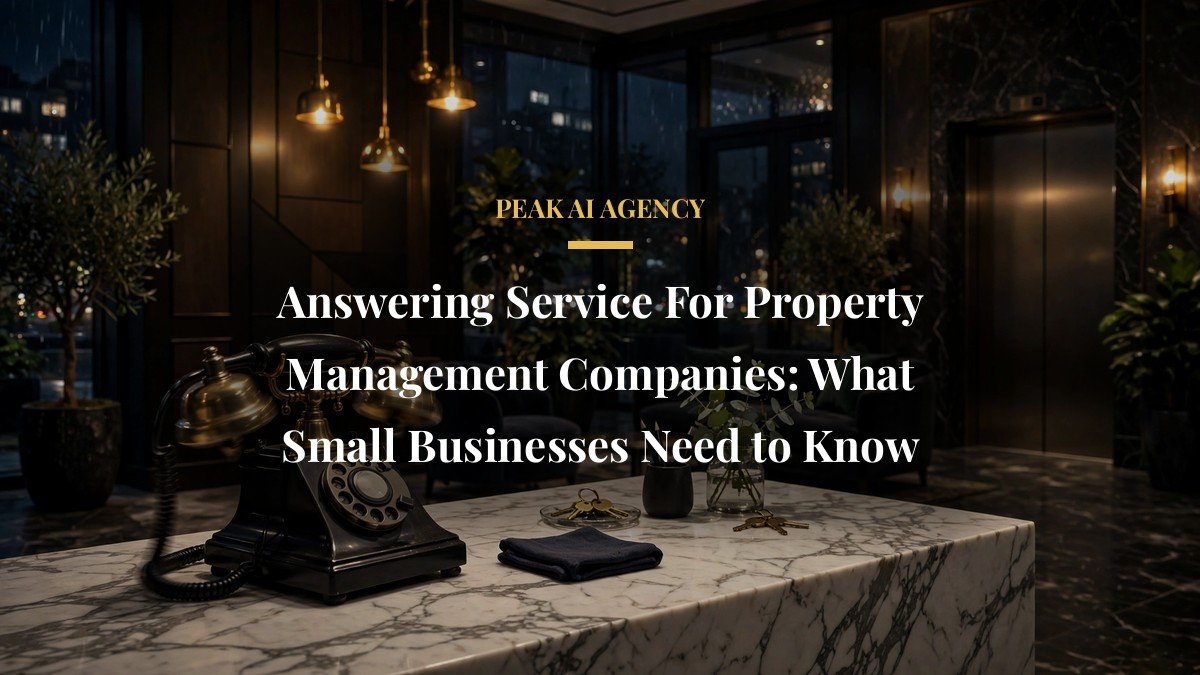 Answering Service For Property Management Companies: What Small Businesses Need to Know