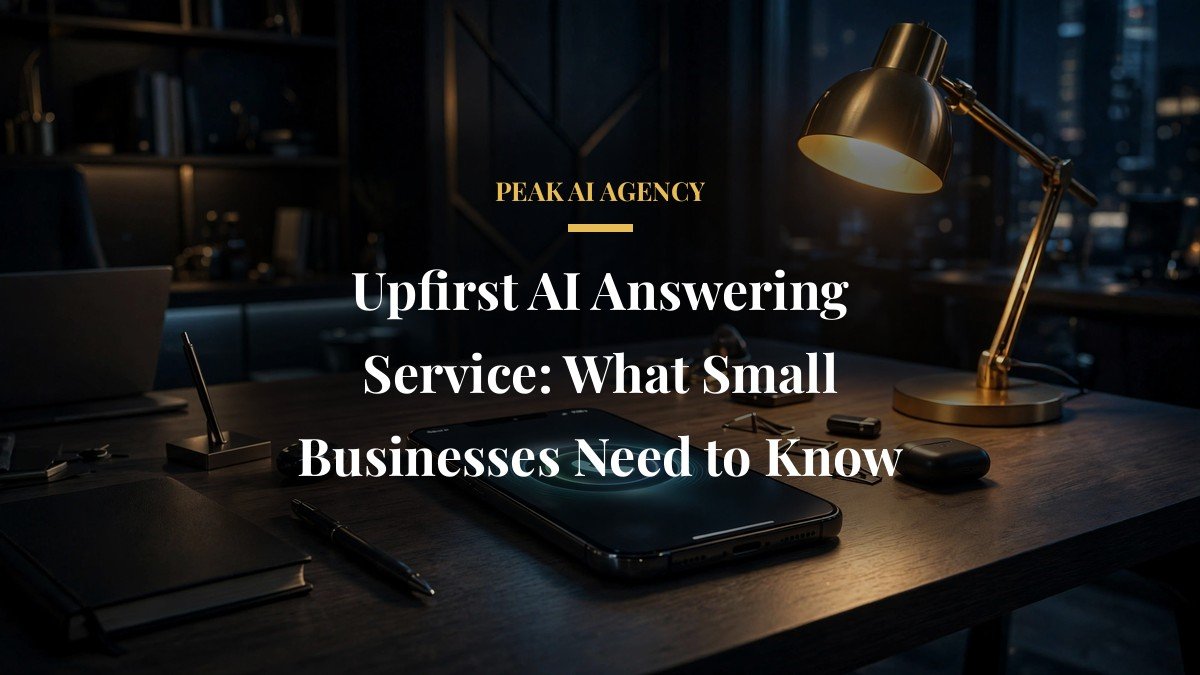 Upfirst AI Answering Service: What Small Businesses Need to Know
