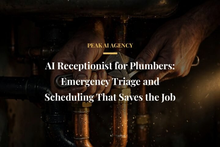 AI receptionist for plumbing companies