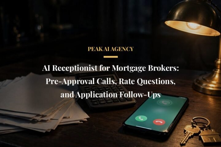 AI receptionist for mortgage brokers managing borrower calls