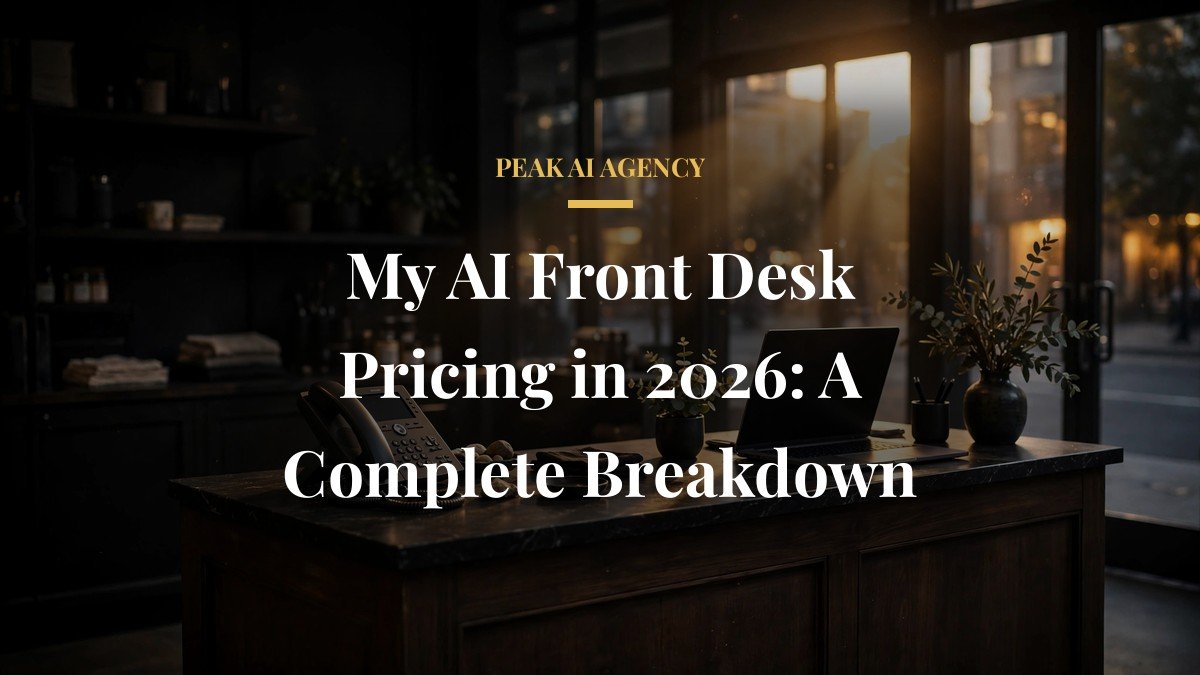 My AI Front Desk Pricing in 2026: A Complete Breakdown