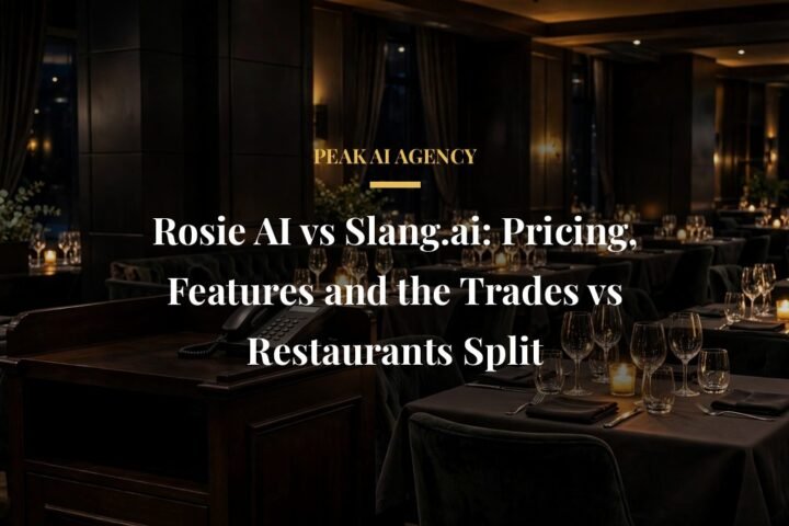 Rosie AI vs Slang.ai comparison pricing features and restaurant trades fit 2026