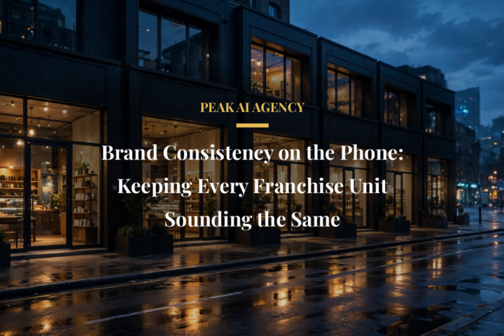 Brand consistency on the phone across franchise units