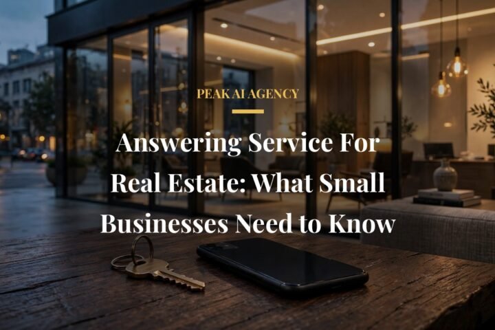 Answering service for real estate agents booking showings and capturing buyer leads after hours