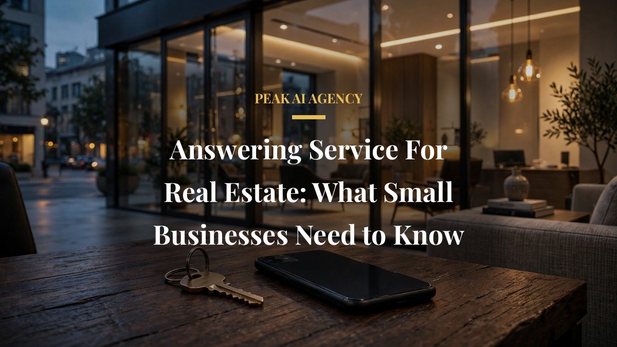 Answering Service For Real Estate: What Small Businesses Need to Know
