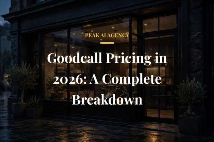 Goodcall pricing breakdown for an AI phone answering service for small business