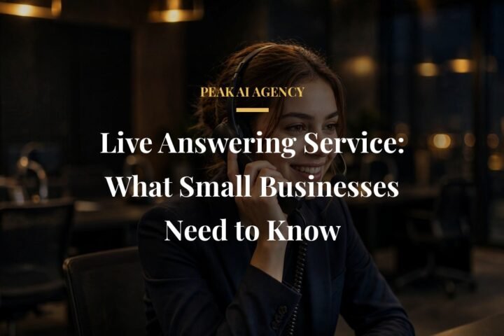 Live answering service human receptionists answering business calls around the clock with scripts and escalation