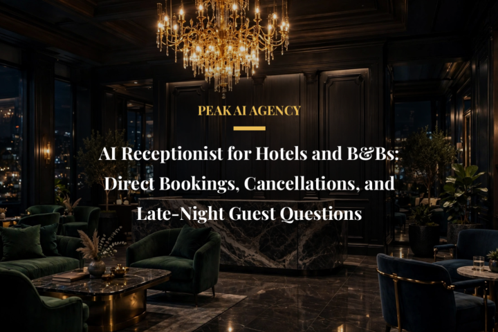 AI receptionist for hotels and B&Bs taking after-hours direct bookings