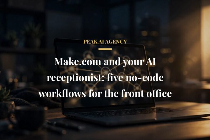 AI receptionist Make.com automation workflows - no-code call workflows